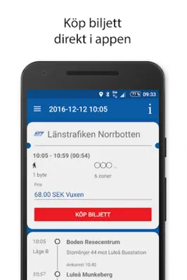 Länstrafiken i Norrbotten android App screenshot 1